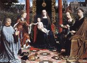 Gerard David THe Virgin and Child with Saints and Donor oil painting